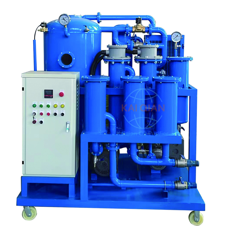 某某電廠雙級(jí)真空濾油機(jī)試機(jī)運(yùn)行現(xiàn)場(chǎng)！